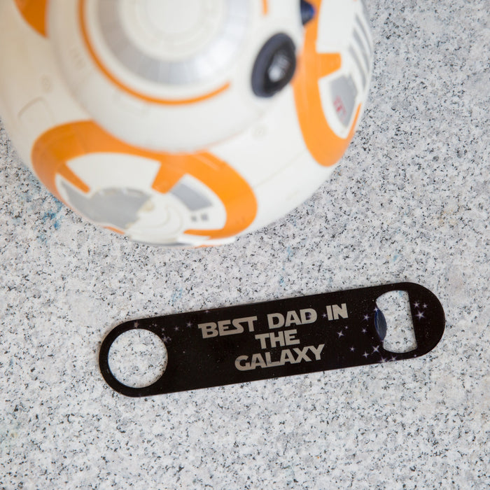 Star Wars Themed Gift Beer Bottle Opener Bar Blade "Best Dad In The Galaxy" Unofficial design, Dad, husband gift, Fathers Day gift