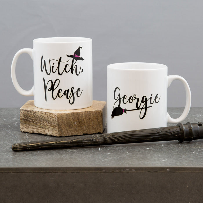 Personalised Halloween  Witch Please Sarcasm Coffee Mug  Gift for Best Friend, Girlfriend, Mother  Halloween Party Favors or Home Decor