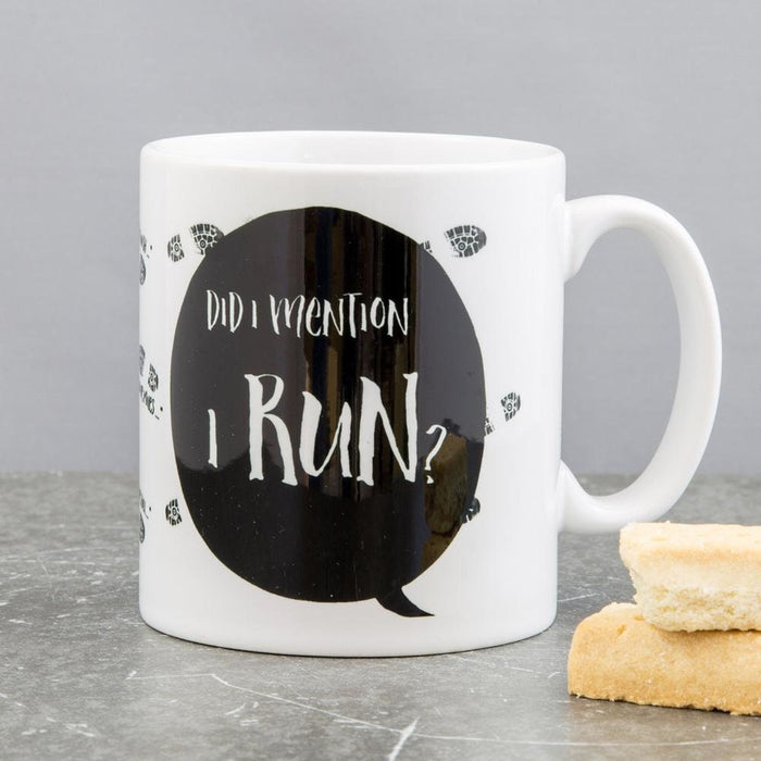 Gift for Runner - Mug FREE with COASTER - customised personalised funny running gift - fun running present