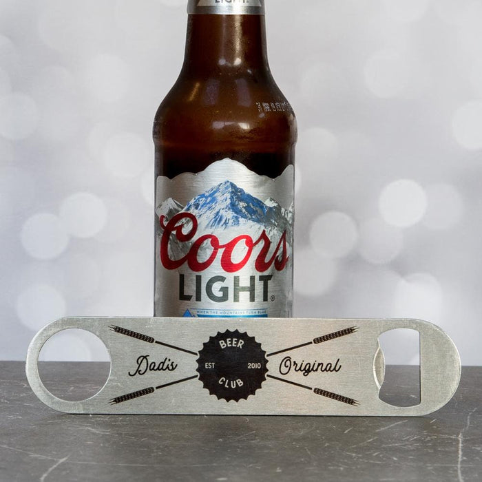 Unique Barbell Beer Bottle Opener - Fun Fitness Gift for Men and Gym Enthusiasts