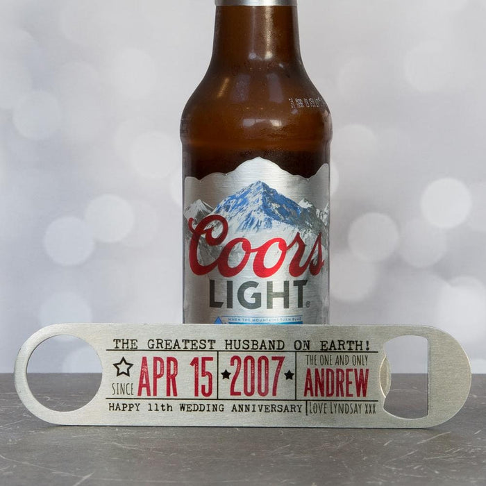 Customizable Bar Blade Opener for Your Signature Sip - Personalized Gifts, Fathers Day Gift, Gift For Dad, New Home Gift, Boyfriend Gift