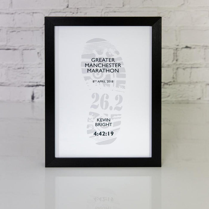 Personalised Marathon Running Race Result Print | Any Run With Name And Time - Ideal Gift For Him, Fathers Day gift, Personalized Gift