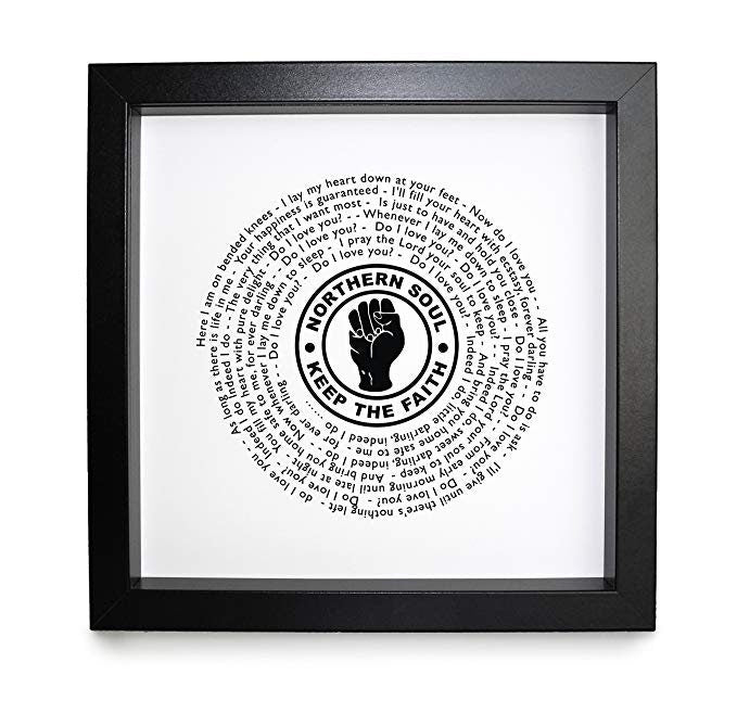 Personalised Northern Soul Framed Print | Keep the Faith Vinyl Record Style Wall Art | Frank Wilson - Do I Love You (Indeed I do) Single