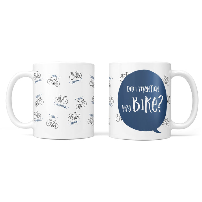 Gift for Cyclist Cycling Bike fan - Funny Cycling Mug - Personalised Cycling Gift - Birthday Gift For Him Father's Day Gift Bike Ride