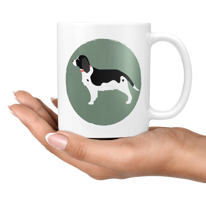 Black Springer Spaniel Dog Mug- Funny Fathers Day Gift ,Dog Lover, Animal Lover, Tea, Coffee, Personalised, Personalized gift, Home Decor