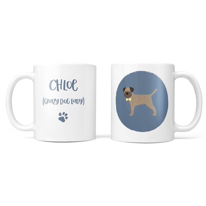 Border Terrier Dog Mug- Funny Birthday Gifts, Dog Lover, Animal Lover, Tea, Coffee, Personalised, Personalized gift