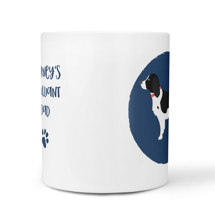 Black Springer Spaniel Dog Mug- Funny Fathers Day Gift ,Dog Lover, Animal Lover, Tea, Coffee, Personalised, Personalized gift, Home Decor