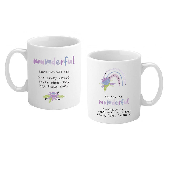 Personalised Gift for Mum Mug   Mumderful Mug and Coaster set   ANY NAME Mug  Mother's Day Mom Mam Mummy Gift, New Mum from son/daughter