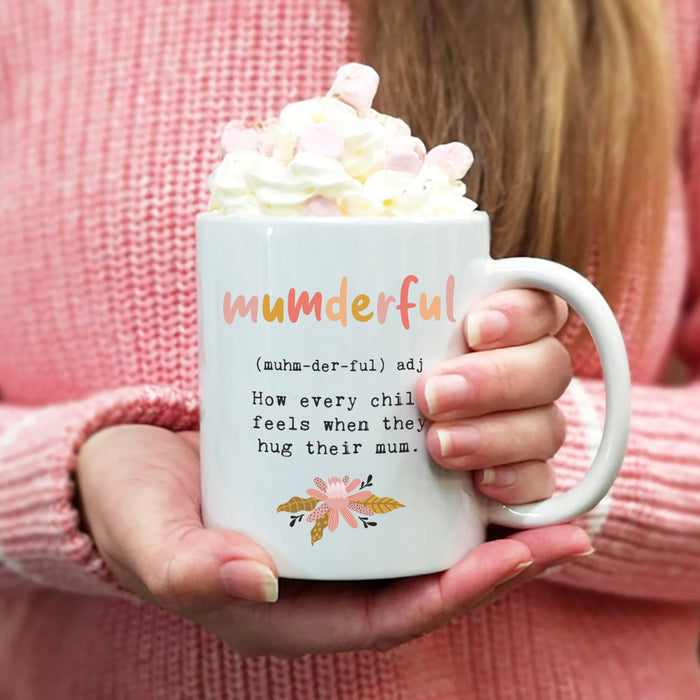 Personalised Gift for Mum Mug   Mumderful Mug and Coaster set   ANY NAME Mug  Mother's Day Mom Mam Mummy Gift, New Mum from son/daughter