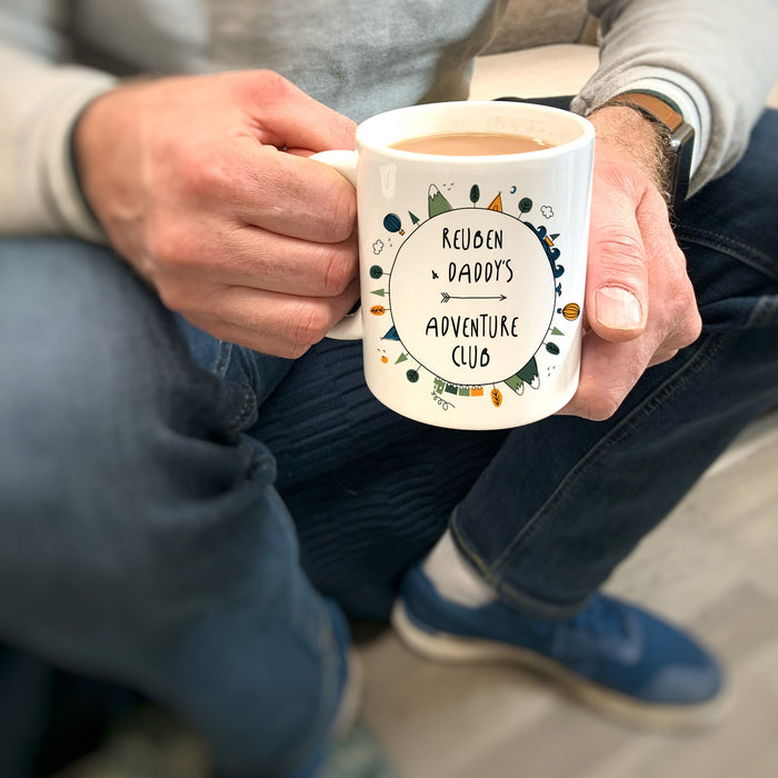 Father's Favorites: Custom Mug Set for Dad's Morning Routine - Fathers Day Gift, From Son Daughter, Grandad Daddy Uncle, Gift for Dad