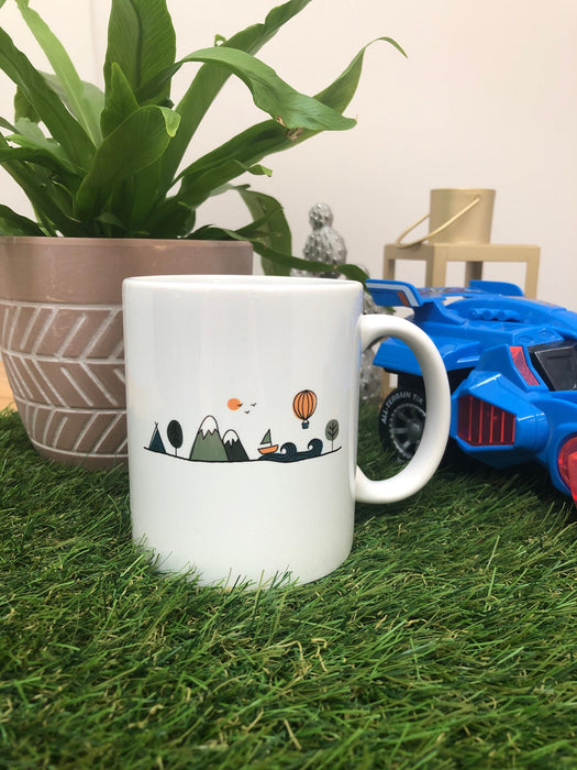 Father's Day Mug Set Personalised Family Outdoor Adventure Club Gift | From Son Daughter | Grandad Daddy Uncle | Camp Travel Hot Chocolate