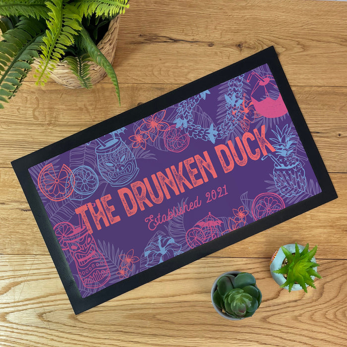 Personalized Tiki Pub Set - Your Own Private Paradise: New Home, Fathers Day Gift, Decor, Gift for Him Her, Custom, Unique, Best Friend Gift