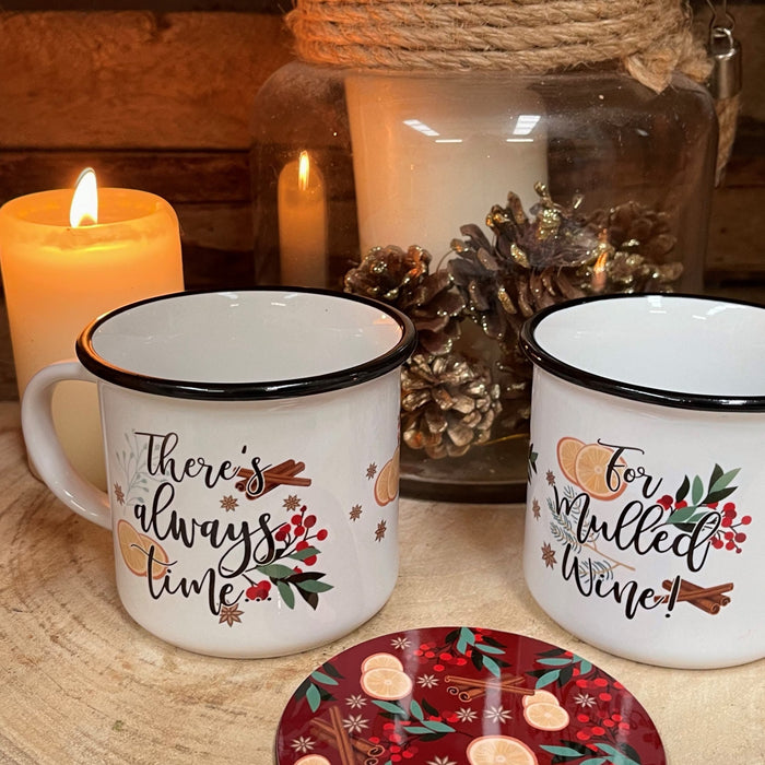 Explore with Style with our Scandi Mulled Wine Ceramic Mug Set  Best Gift, Mothers Day, Gift for Her, Home Decor, Gift for Him, Fathers Day