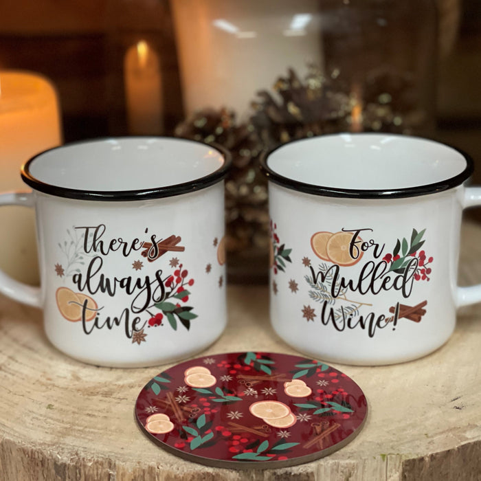 Explore with Style with our Scandi Mulled Wine Ceramic Mug Set  Best Gift, Mothers Day, Gift for Her, Home Decor, Gift for Him, Fathers Day