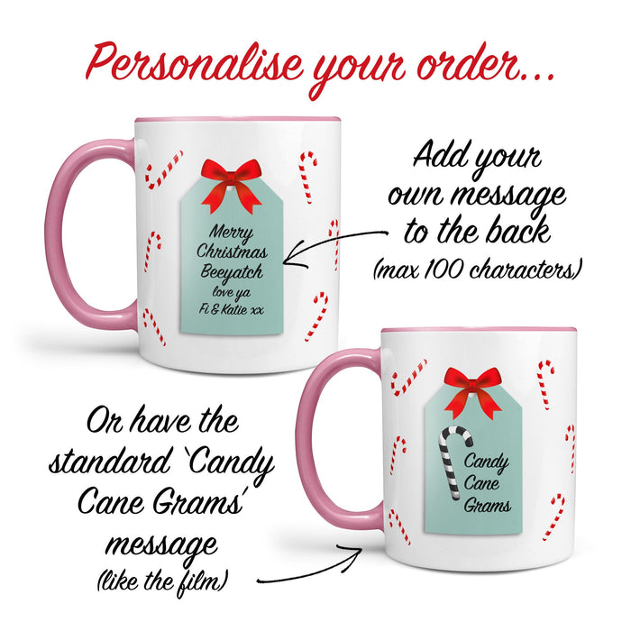 Personalised Mean Girls Mug & Coaster Set | You Go Glen Coco Quote | Birthday Gift Set | Candy Cane Cute, Mothers Day, For Teenage Girl