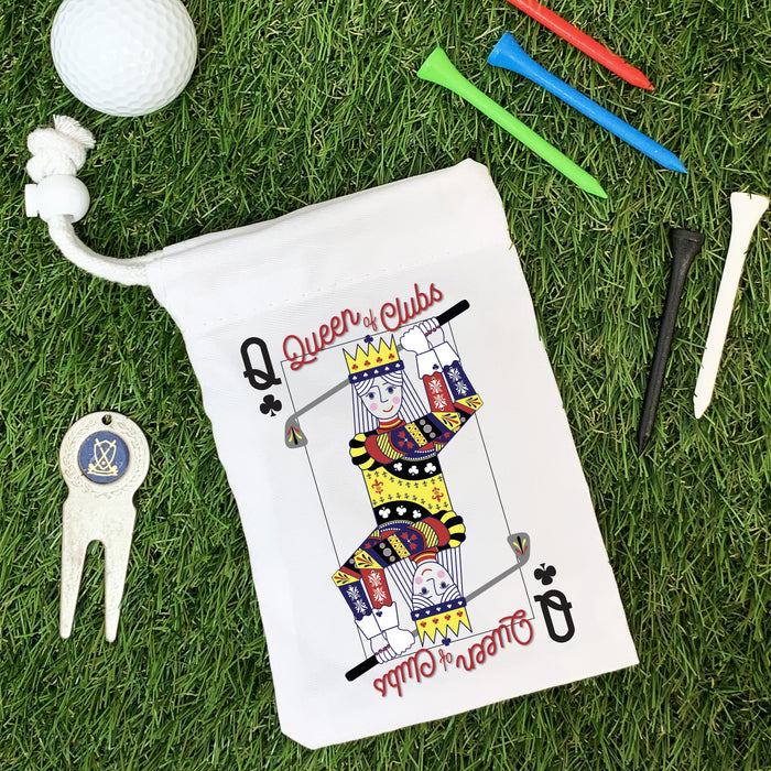 Putting Perfection: Unique Golf Mug Queen of Clubs Set with Your Personal Touch, Gift for Mum, Birthdays, Gift for Sister, Best Friend Gift