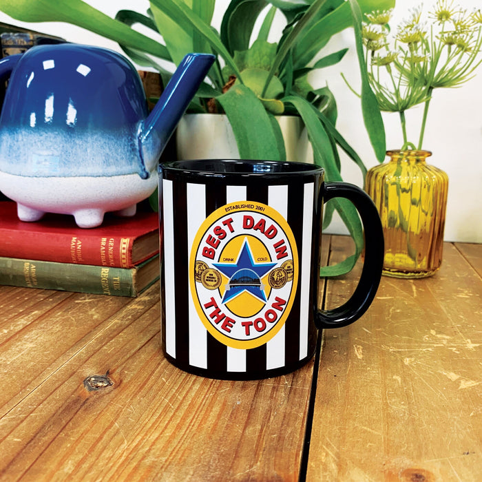 Best Boss in the Toon Fan Mug, Coaster & Keyring Set Fathers Day Gift, Birthdays, Home Decor, Friend, Newcastle Brown Ale, Geordie Army