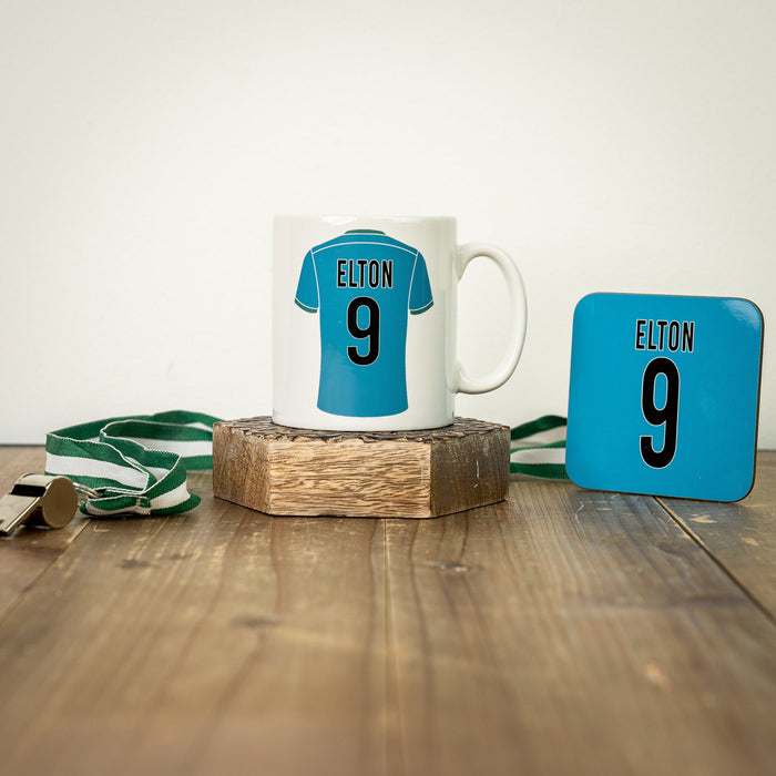 Personalised Team Strip Mug | Custom Sport Or Football Kit Design | "Man Of The Match" Motif |Gift for Dad, Husband, Brother, Son, Father