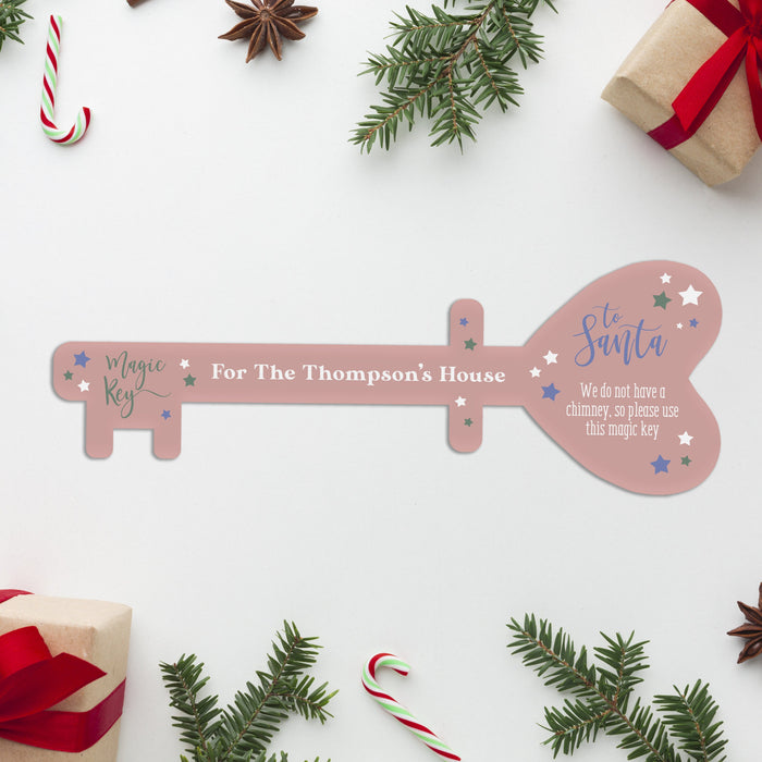 Santa's Magic Key for Kids - Personalised Message, No Chimney Needed, Fun Christmas Gift