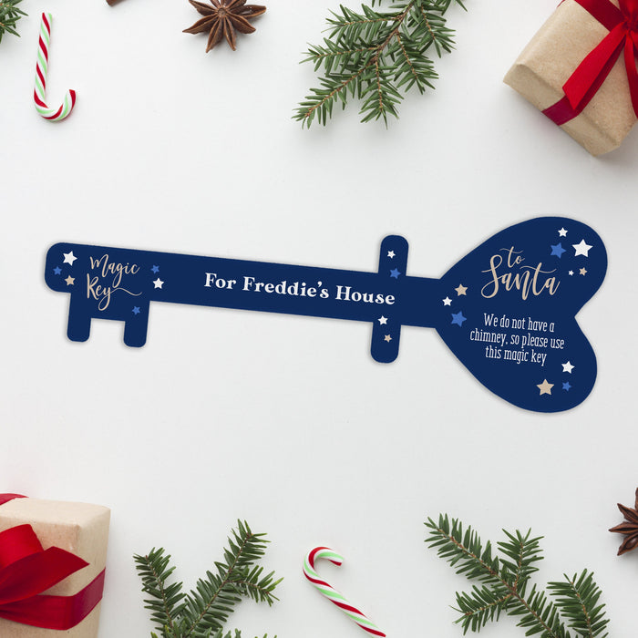 Santa's Personalised Key for Fun Christmas Eve Tradition