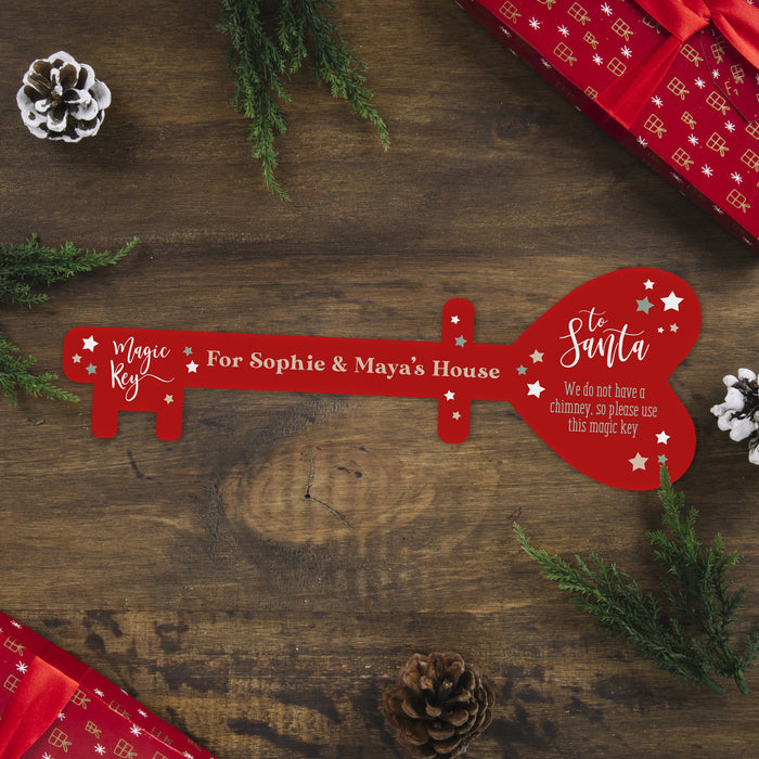 Santa's Magic Key for Kids - Personalised Message, No Chimney Needed, Fun Christmas Gift