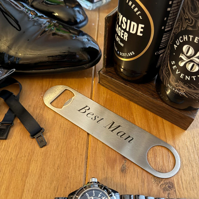 Best Man Proposal Bottle Opener Gift - Unique Wedding Keepsake, Groomsmen Gift Idea, Personalised Wedding Party Favour