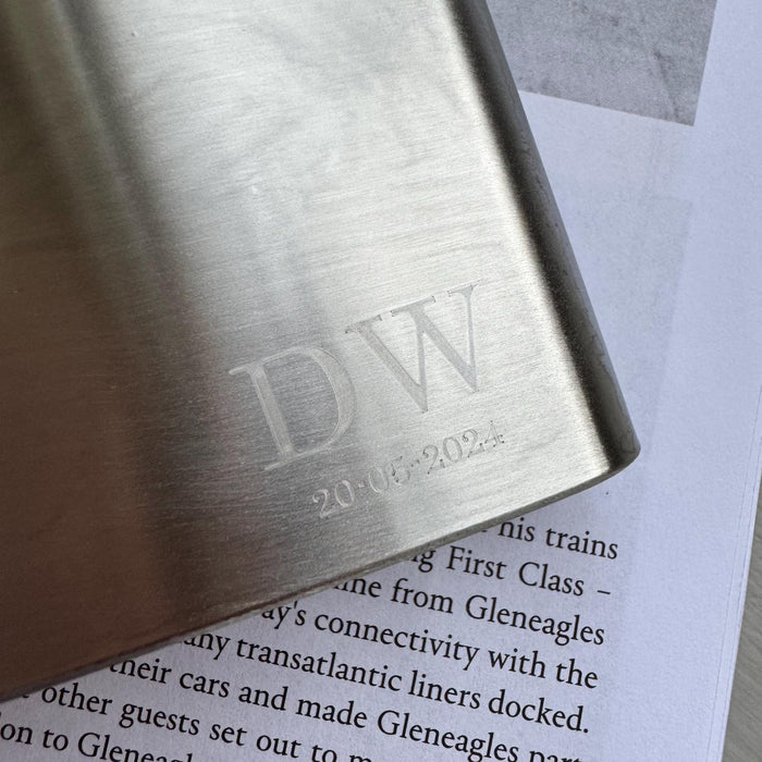 Customisable Stainless Steel Hip Flask for Special Occasions