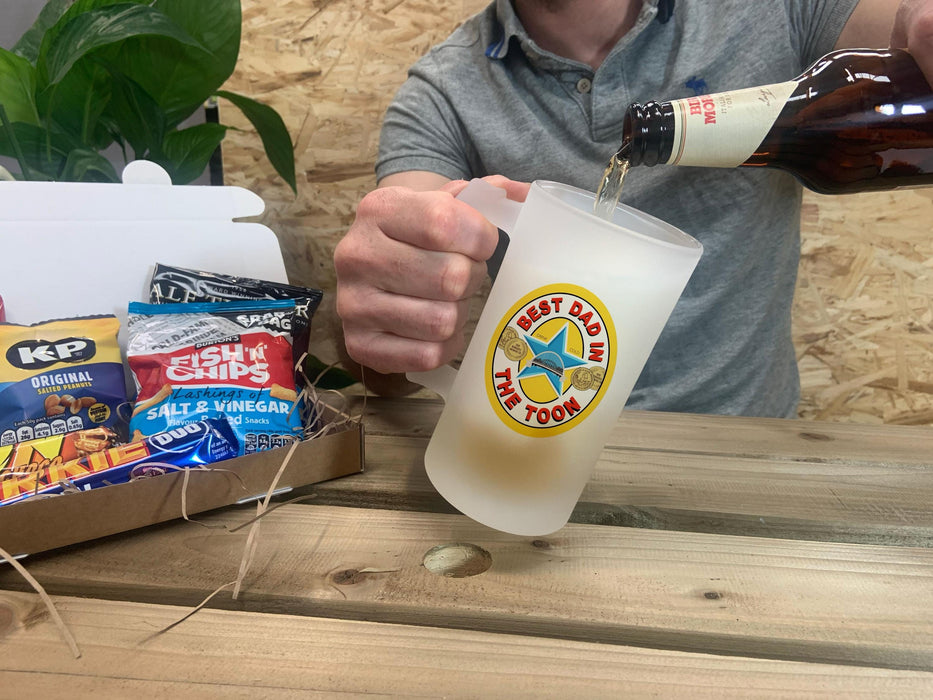 Geordie Dad Toon Tankard Father's Day Gift Newcastle Brown Ale Glass