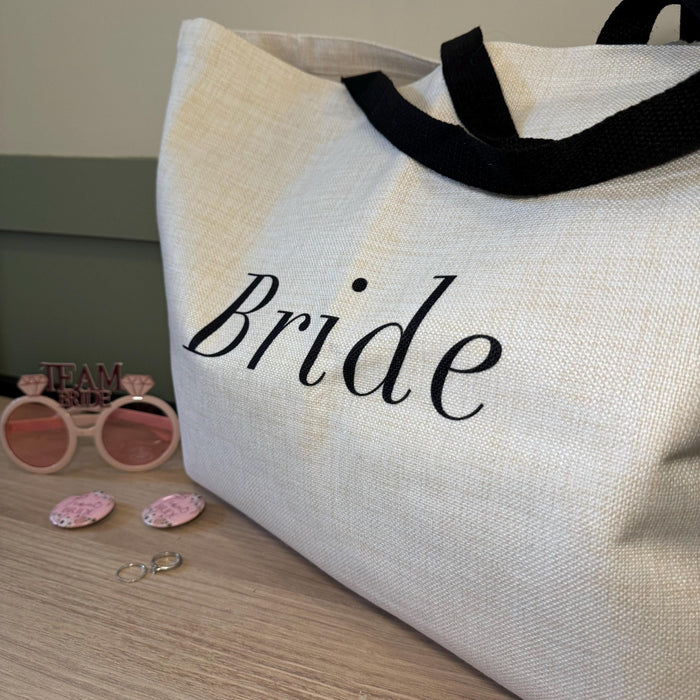 Large Bride Tote Wedding Essentials Hen Party Bag