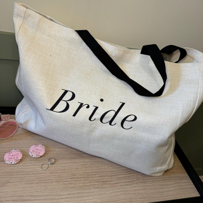 Large Bride Tote Wedding Essentials Hen Party Bag