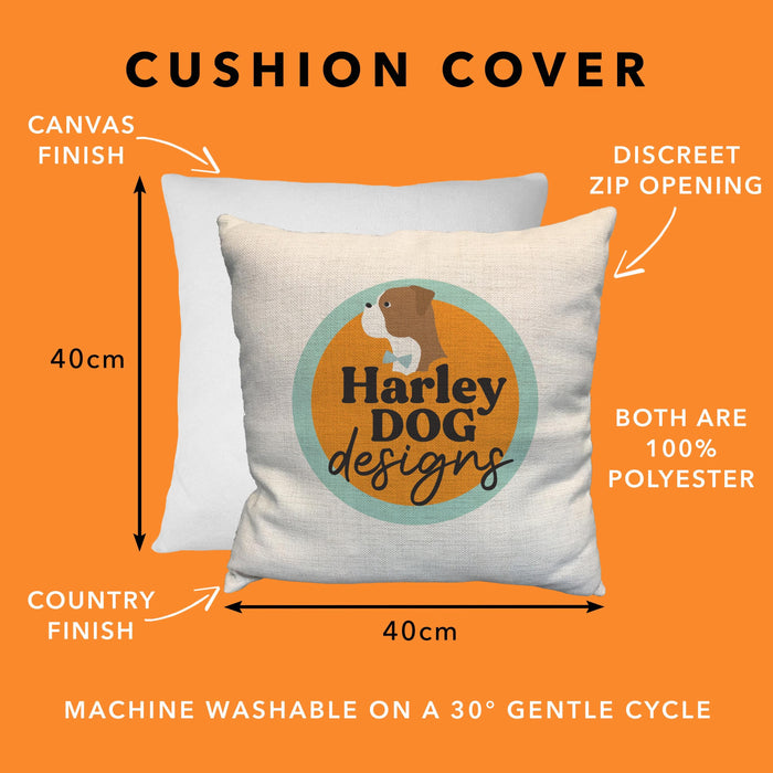 Personalised New Home Cushion | Customise with your Place & Passions | This Caravan, Home, Motorhome, Garden | Any three words