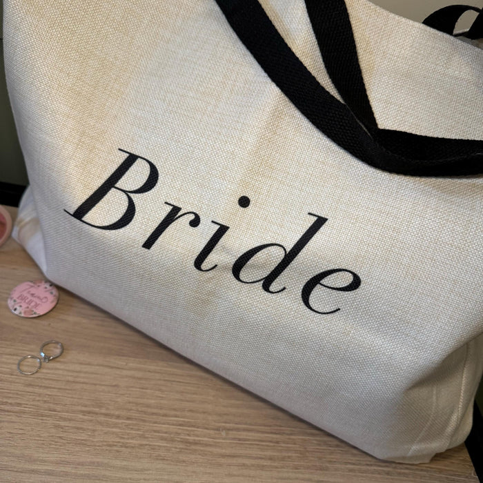 Large Bride Tote Wedding Essentials Hen Party Bag