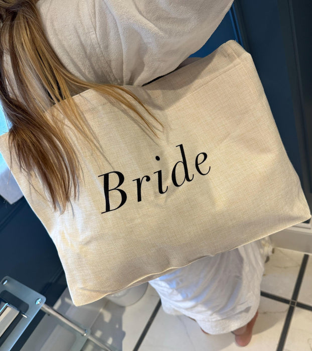 Large Bride Tote Wedding Essentials Hen Party Bag