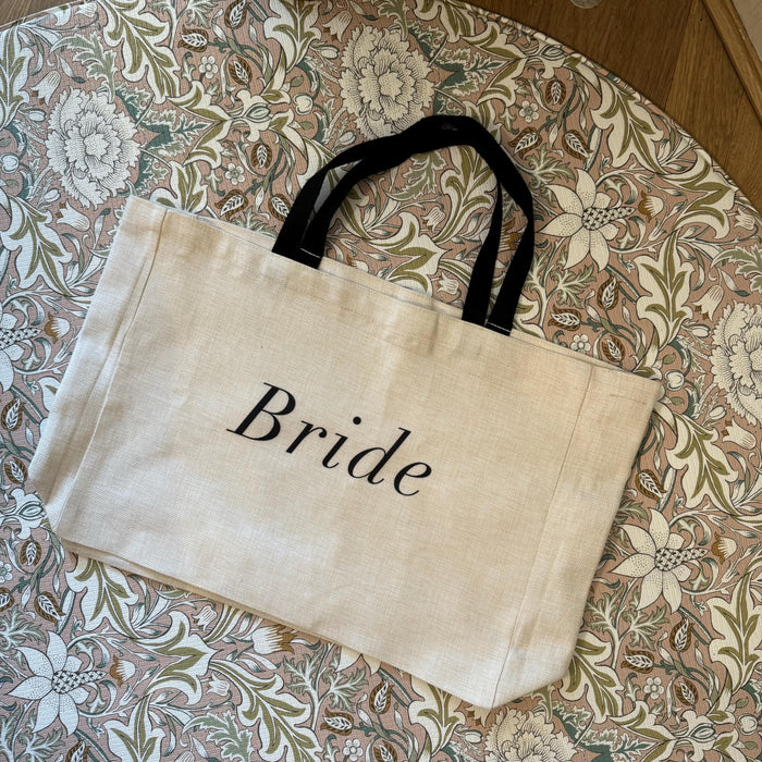 Large Bride Tote Wedding Essentials Hen Party Bag