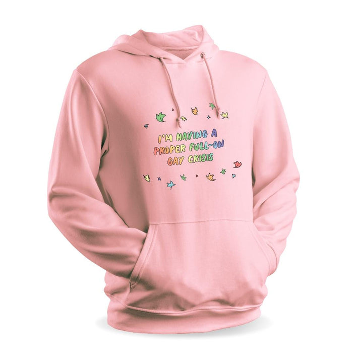 Heartstopper Hoodie | School Friend Gifts | Gifts For Teenagers | Full On Gay Crisis Hoodie