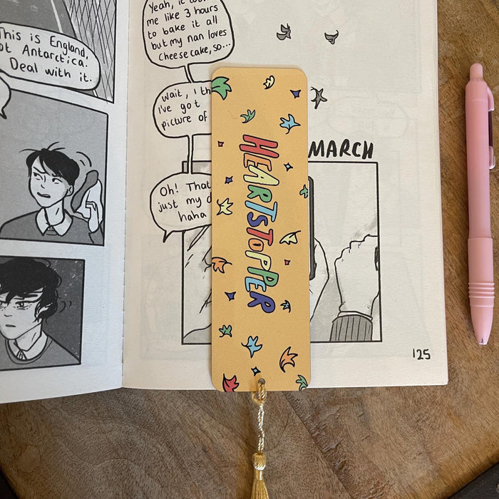 Heartstopper Bookmark | School Friend Gifts | Gifts For Teenagers | Full On Gay Crisis