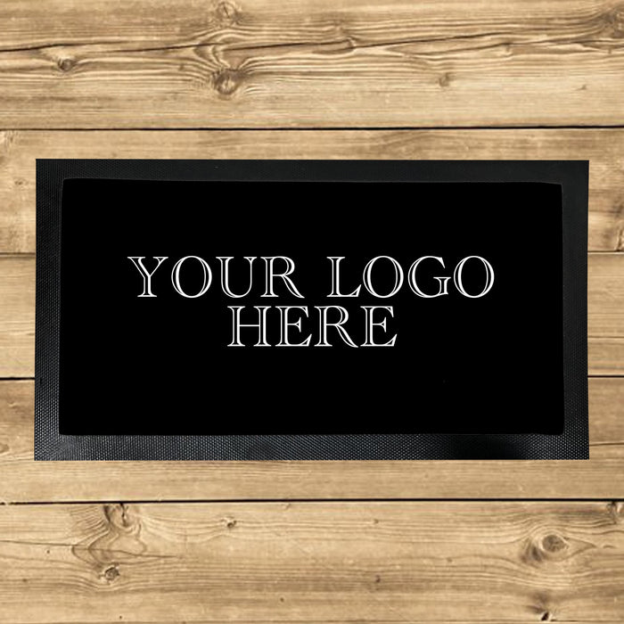 Personalised Bar Runners - Custom Bar Mat & Beer Mat Barware with Your Logo - Ideal for Business, Minimum Order of 10 Units