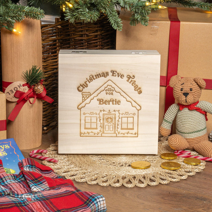 Personalised Christmas Eve Box Wooden