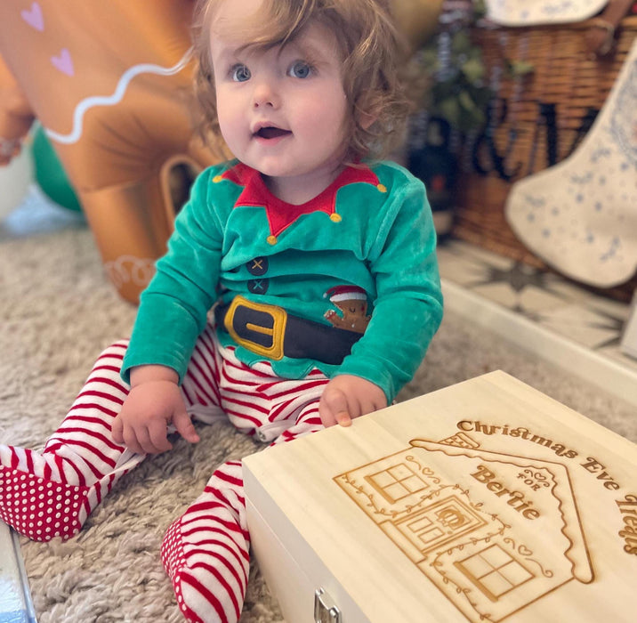 Personalised Christmas Eve Box Wooden