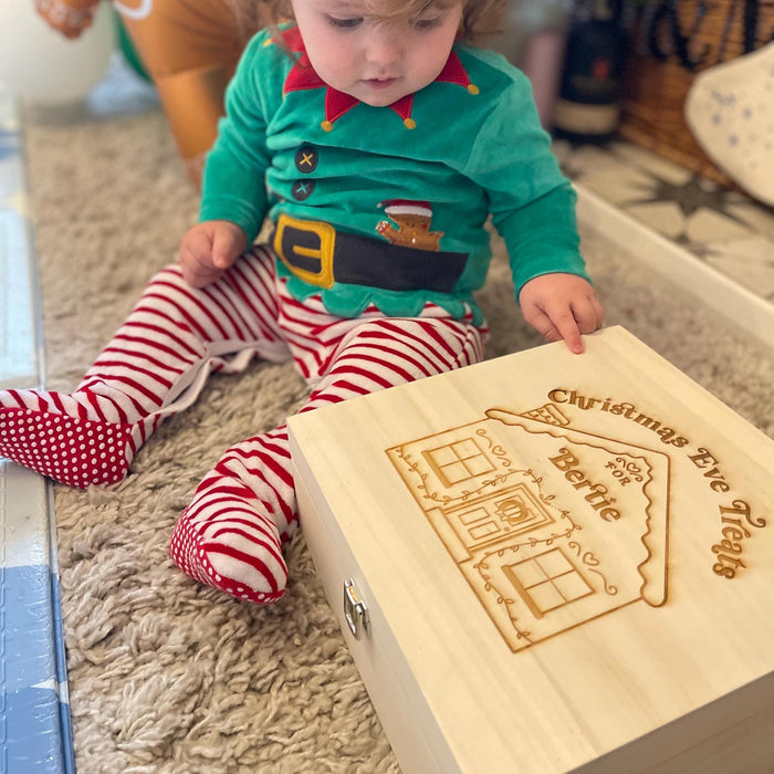 Personalised Christmas Eve Box Wooden