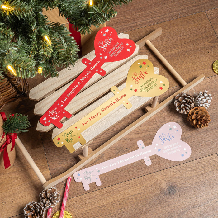 Santa's Magic Key for Kids - Personalised Message, No Chimney Needed, Fun Christmas Gift