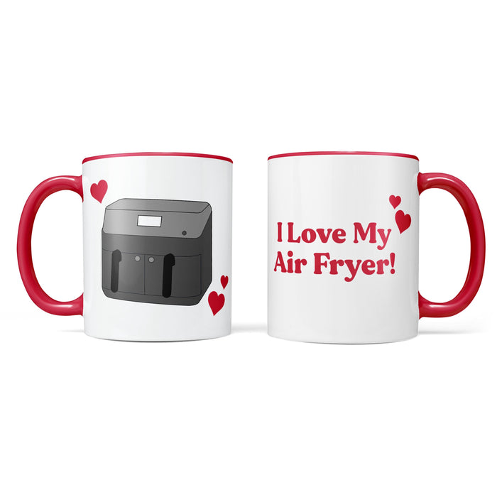 Unique Air Fryer Mug and Coaster Gift Set for Cooking Enthusiasts