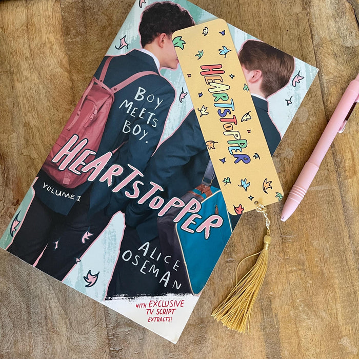 Heartstopper Bookmark | School Friend Gifts | Gifts For Teenagers | Full On Gay Crisis