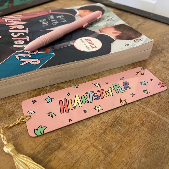 Heartstopper Bookmark | School Friend Gifts | Gifts For Teenagers | Pink |