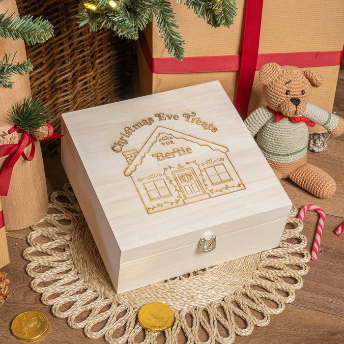 Personalised Christmas Eve Box Wooden