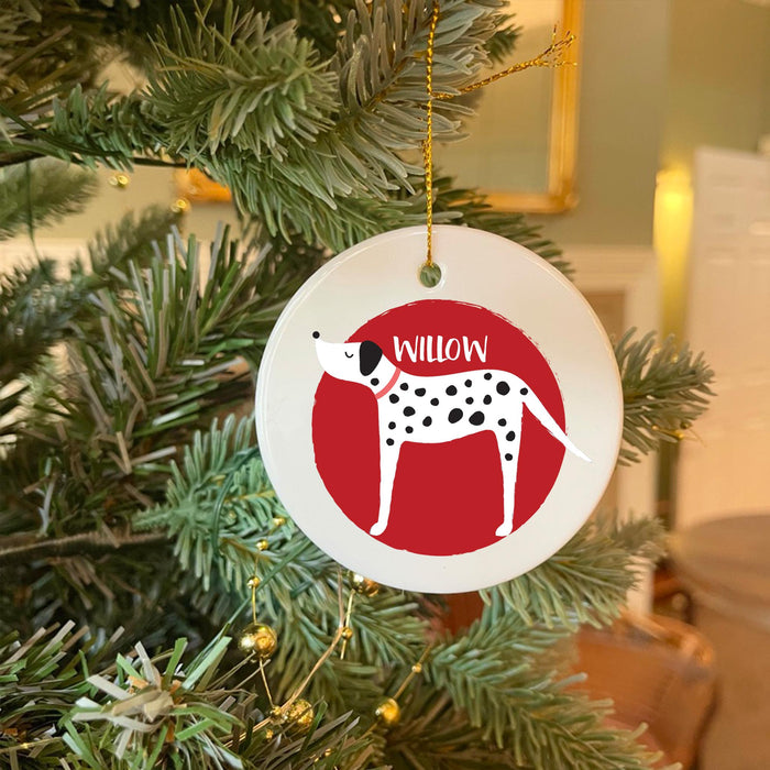 Dalmatian Christmas Bauble - Personalised Dog Ornament & Unique Holiday Decor for Pet Lovers