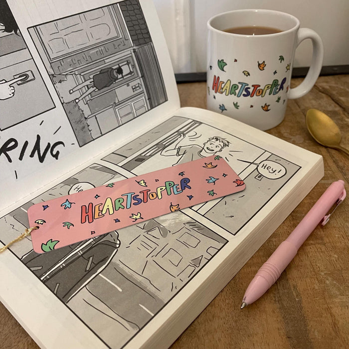 Heartstopper Bookmark | School Friend Gifts | Gifts For Teenagers | Pink |